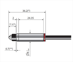 Đầu đo vị trí Marposs 3PR0120000 RedCrown 2 